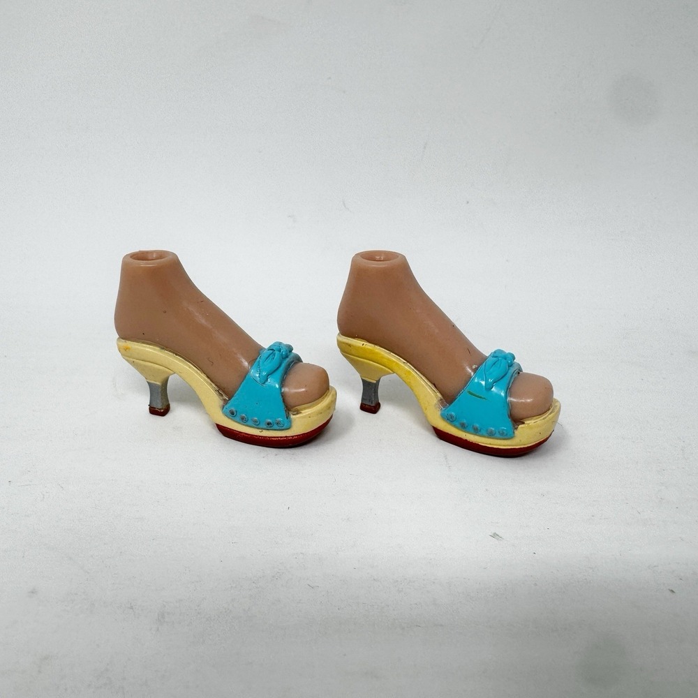 Bratz Doll Shoes Sweet Dreamz Cloe Sandals Blue Kitten Heel Replacement